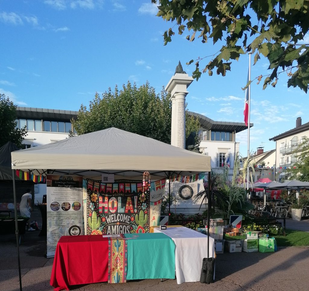 PierMarc France au marché de Divonne-les-Bains — 30 août 2026. Une journée de présence, de rencontres… et de résultats dont certains restent encore à venir.